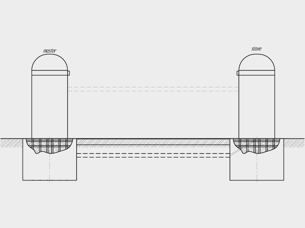 The barrier is installed on a concrete base and fixed with anchor bolts.